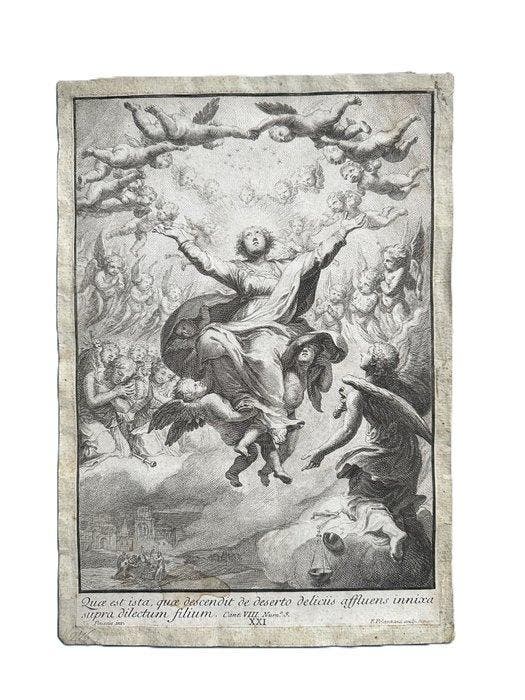 Francesco Polanzani (1700–1783), after Nicolas Poussin - A, Antiquités & Art, Antiquités | Autres Antiquités