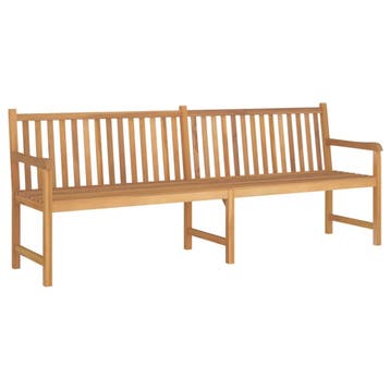 vidaXL Tuinbank 228 cm massief teakhout, Verzenden, Nieuw