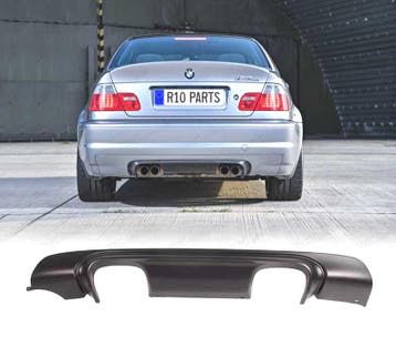 DIFFUSEUR ARRIÈRE BMW E46 98-05 LOOK M3 CSL DOUBLE SORTIE, Verzenden, Nieuw