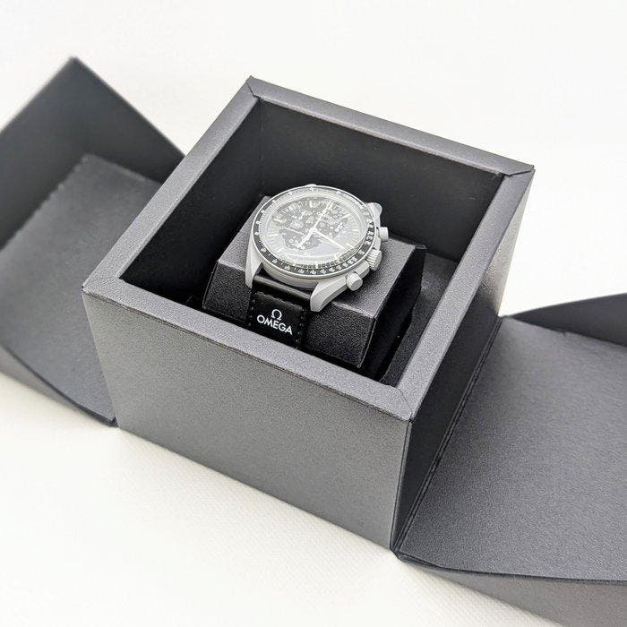 Omega x Swatch - MoonSwatch - Mission to the Moon - Sans, Handtassen en Accessoires, Horloges | Heren