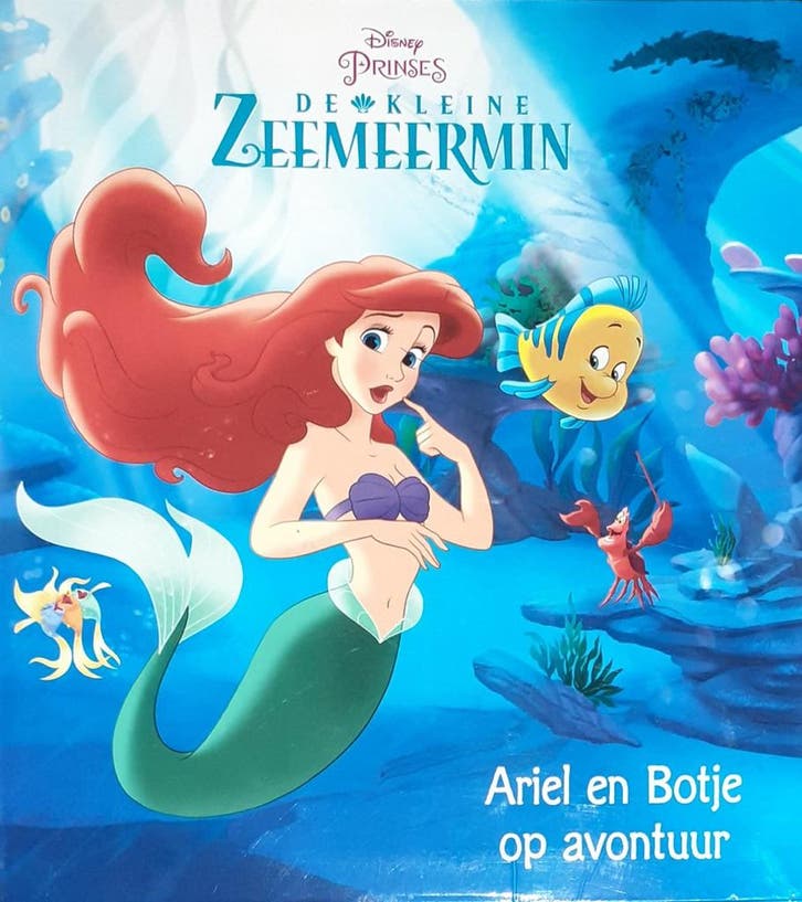 De kleine zeemermin - Ariel en botje op avontuur - Disney, Boeken, Literatuur, Gelezen, Verzenden