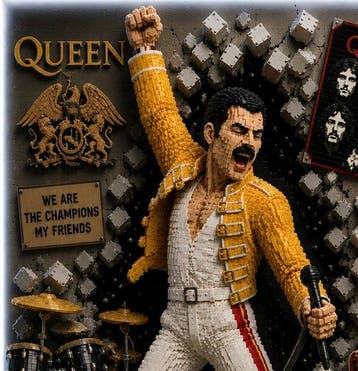 Lego Produits dérivés - Art - “Freddie Mercury – The Show, Nieuw