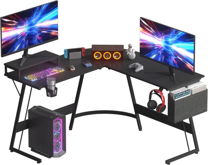 Hoekbureau - Bureau - Computertafel - 127x127 cm - L-vormig, Maison & Meubles, Bureaux, Envoi