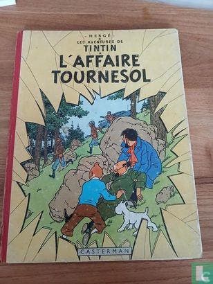 Kuifje - L Affaire Tournesol   - 1956, Eén stripboek, Verzenden, Gelezen, Remi, Georges.