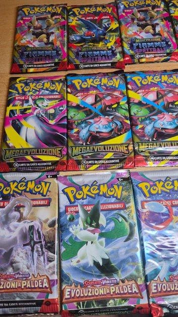 Pokémon - 18 Blisterverpakking - Pokemon Carte 18 Pacchetti, Nieuw