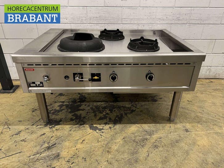 Table wok Nayati en acier inoxydable cuiseur wok 3 brûleurs, Articles professionnels, Horeca | Autre, Envoi