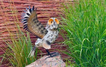Owl - Beeldje - Staal