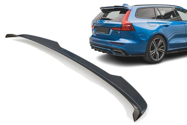 Carnamics Achterspoiler | Volvo V60 18- 5-d |  zwart glanzen, Autos : Pièces & Accessoires, Carrosserie & Tôlerie, Envoi