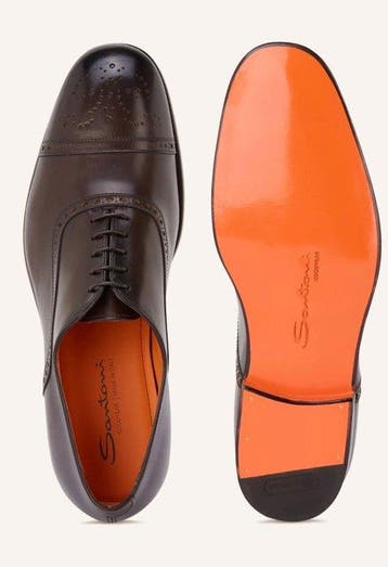 Santoni - Chaussures à lacets - Taille : EU 40 - Vintage -