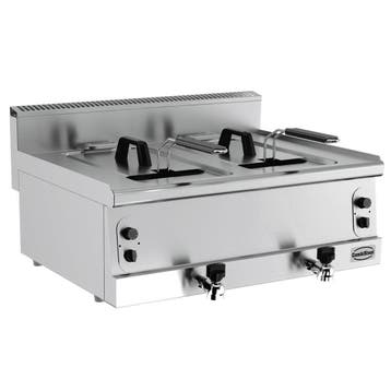 Friteuse | BASE 600 | Gas | 8+8L | 110°C/190°C | 12kW |, Verzenden