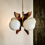 Szarvas - Plafondlamp - Hout, Glas - ontwerp van een