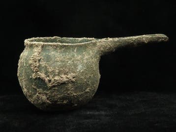 Mesopotamisch Steen Gietvat (1x) - 19.5 cm