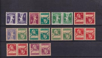 Zwitserland 1905/1940 - Geavanceerde verzameling postzegels