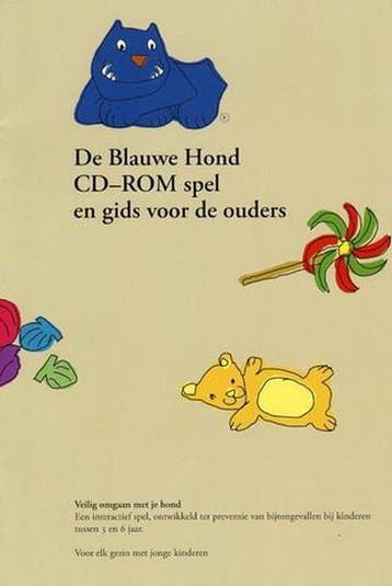 De Blauwe Hond CD-ROM spel en gids voor de ouders, Verzenden, Zo goed als nieuw, Tiny de Keuter