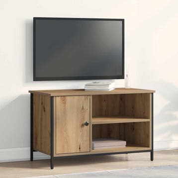 vidaXL TV Kast 80 x 40 x 50 cm artisanaal eikenkleurig, Verzenden, Nieuw