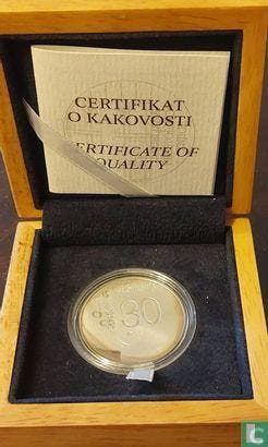 Slovenië 30 euro 2010 (PROOF) World Book Capital - Ljubl.., Postzegels en Munten, Munten | Europa | Euromunten, Verzenden, Overige landen