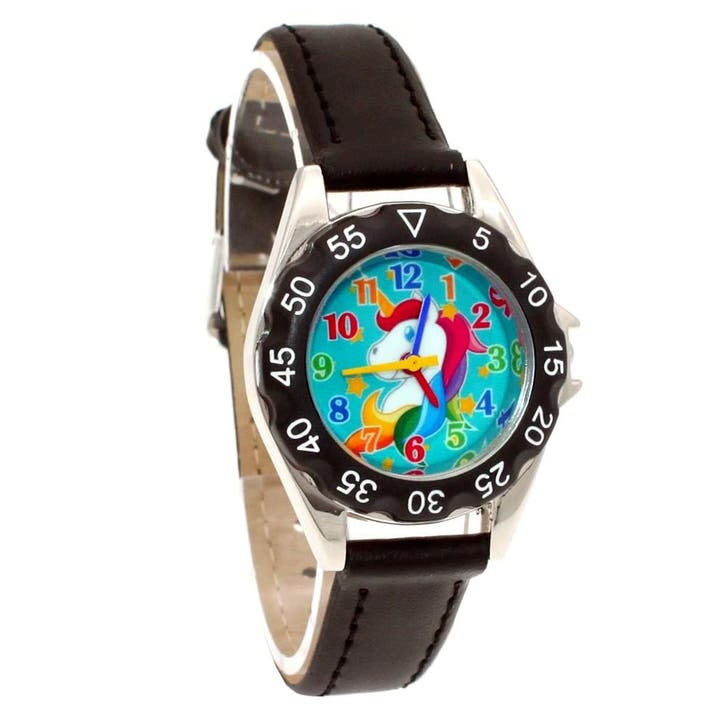 Fako - Kinderhorloge - Eenhoorn - Unicorn - Regenboog -, Bijoux, Sacs & Beauté, Montres | Enfants, Envoi