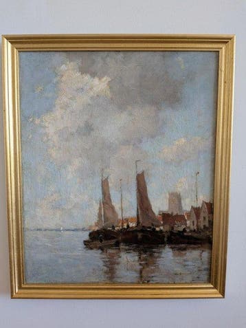 Cornelis Groeneveld (1882-1952) - Haven Dordrecht