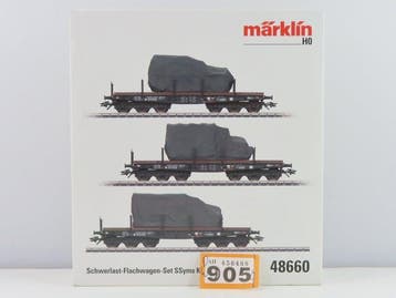 Märklin H0 - 48660 - Modeltrein goederenwagonset (1) - Drie, Hobby & Loisirs créatifs