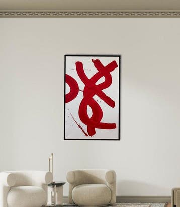Stefanie Raus - Red II 1770 XXL, Antiek en Kunst