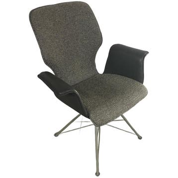 bert plantagie Set Van 4 Eetkamerstoelen Nevio 3.0 -, Huis en Inrichting, Verzenden, Zo goed als nieuw, Grijs