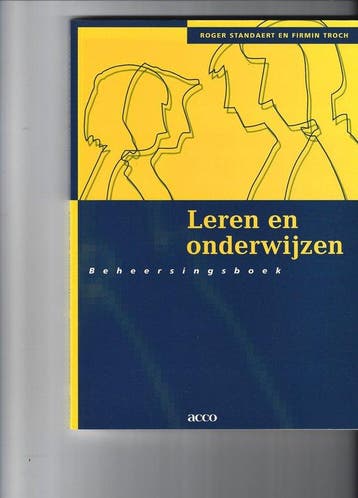 Acco 113: Leren en onderwijzen / Acco HP / 113 9789033441219, Verzenden, Gelezen, R. Standaert