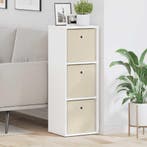 vidaXL Dressoir met lade Wit 30,5 x 27 x 84,5 cm, Verzenden