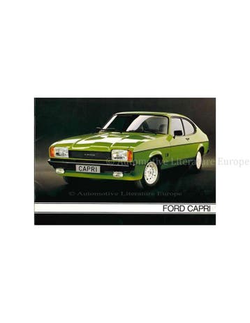 1976 FORD CAPRI BROCHURE NEDERLANDS, Boeken, Nieuw