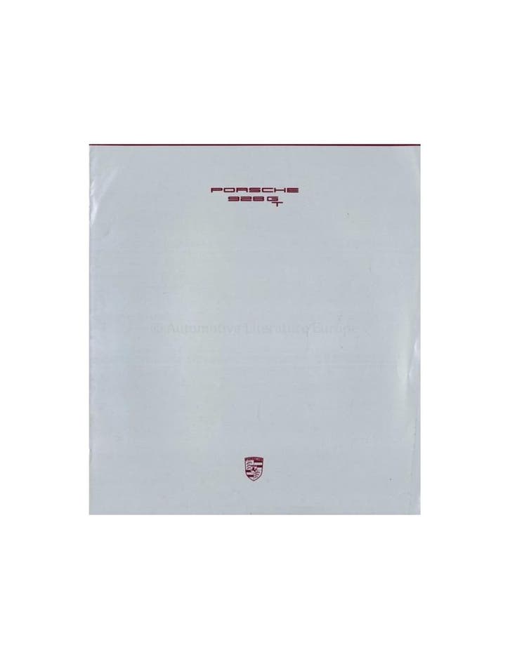 1990 PORSCHE 928 S4 BROCHURE DUITS, Livres, Autos | Brochures & Magazines