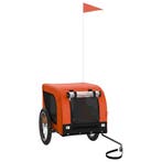 Hondenfietstrailer Oranje/Zwart | Tweede Kansje | OP=OP!, Fietsen en Brommers, Verzenden, Nieuw, Hondenkar, 40 tot 60 kg