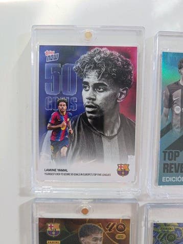 2024/25 Panini Topps Now Lamine Yamal Insert card, Parallel
