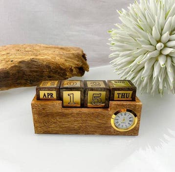 Objets maritimes - Style naval- Horloge de bureau et