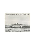 1963 RENAULT FLORIDE S | CARAVELLE BROCHURE NEDERLANDS, Nieuw