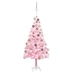 vidaXL Kunstkerstboom met verlichting en kerstballen 180 cm, Diversen, Verzenden, Nieuw