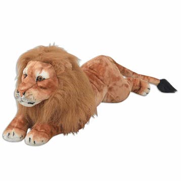 vidaXL Speelgoedleeuw pluche bruin XXL, Kinderen en Baby's, Speelgoed | Knuffels en Pluche, Verzenden, Nieuw