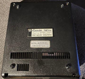 Casio 121-L electronic calculator - Computer, Nieuw