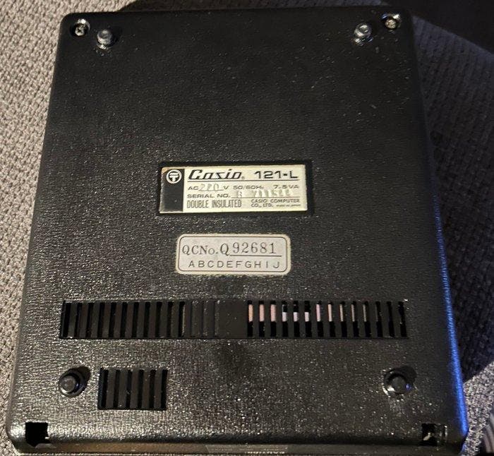Casio 121-L electronic calculator - Computer, Games en Spelcomputers, Spelcomputers | Overige Accessoires