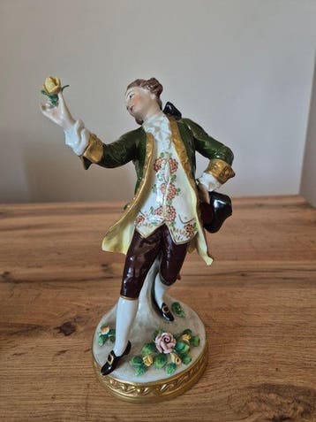 Sitzendorf - Figuur - Statuine di Dresden - Porselein, Goud, Antiek en Kunst