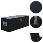 vidaXL Aluminium kist 1085x370x400 mm zwart, Bricolage & Construction, Verzenden