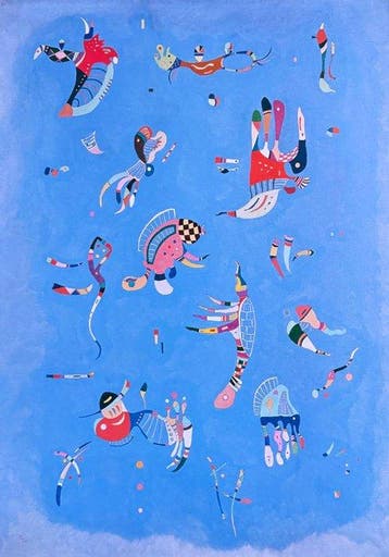 Wassily Kandinsky (1866-1944) - Sky Blue, 1940. Gesigneerd