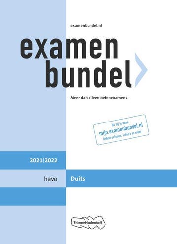 Examenbundel / havo Duits 2021/2022 9789006491319, Boeken, Verzenden, Zo goed als nieuw