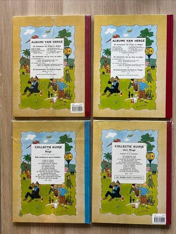 Kuifje 8 + 10 + 16 + 17 - 4 Albums Facsimile - 2005/2006