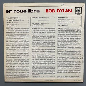 Bob Dylan - En Roue Libre… - Disque vinyle unique - 1965