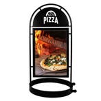 Stoepbord Round Tube Black B2 Deluxe, Verzenden