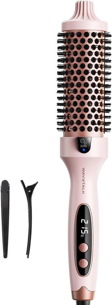Thermal Brush - Blowout Brush - Krultang - Roze - Wavytalk •, Verzenden, Nieuw