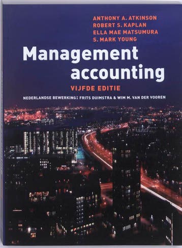 Management accounting 9789043017268 Robert Kaplan, Verzenden, Zo goed als nieuw, Robert Kaplan