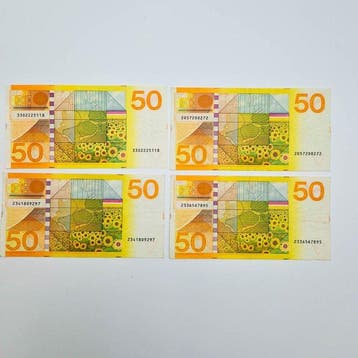 Nederland. - 4 x 50 Gulden - 1982 - PL83 (Zonder