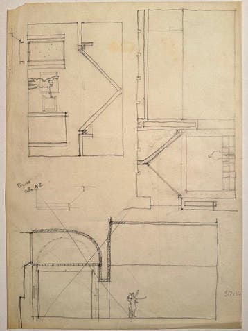 Vittorio Gregotti - Due disegni di studio per la