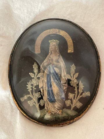 Votiefgeschenk - Ex-Voto medaillon Onze-Lieve-Vrouwe van, Antiek en Kunst