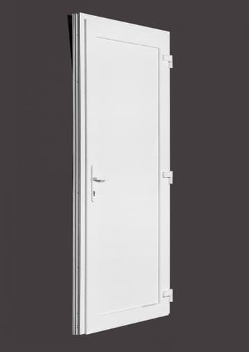 PVC Deur volledig paneel Premium b98xh215 cm wit L, 80 tot 100 cm, 215 cm of meer, Nieuw, Ophalen of Verzenden